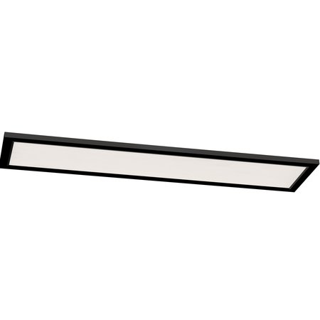 AFX Lugano 48"x12" LED Linear Flush Mount - Black LGNL4812LAJD4BK